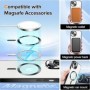 Husa pentru iPhone 16 - Techsuit Luxury Crystal MagSafe - Neagra