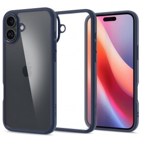 Husa pentru iPhone 16 - Spigen Ultra Hybrid - Navy Albastra