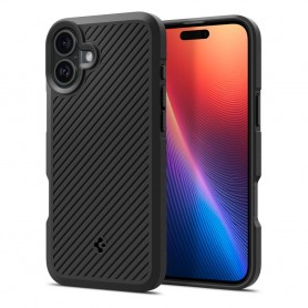 Husa pentru iPhone 16 - Spigen Ultra Hybrid - Matte Neagra