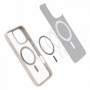 Husa pentru iPhone 16 Pro - Spigen Ultra Hybrid MagSafe - Frost Natural Titanium