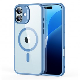 Husa pentru iPhone 16 - Nillkin Super Frosted Shield Pro - Albastra