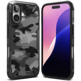 Husa pentru iPhone 16 - Techsuit CamGuard Pro - Neagra