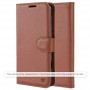 Husa pentru iPhone 16 Plus - Techsuit Leather Folio - Maro