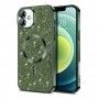 Husa pentru iPhone 16 Plus - Techsuit Luxury Glitter MagSafe - Deep Verde