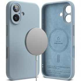 Husa pentru iPhone 16 Plus - Nillkin Super Frosted Shield Pro (Logo Cutout) - Neagra