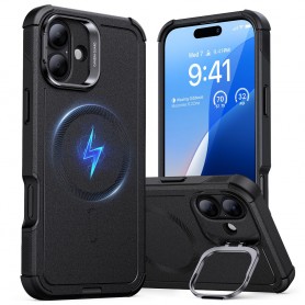 Husa pentru iPhone 16 Plus - Techsuit Hybrid Armor - Neagra