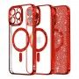 Husa pentru iPhone 16 Pro - Techsuit Luxury Glitter MagSafe - Rosie