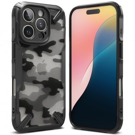 Husa pentru iPhone 16 Pro - Spigen Ultra Hybrid - Frost Neagra