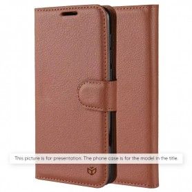 Husa pentru iPhone 16 Pro Max - Techsuit Leather Folio - Maro