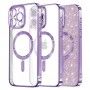 Husa pentru iPhone 16 Pro Max - Techsuit Luxury Glitter MagSafe - Light Mov