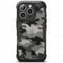 Husa pentru iPhone 16 Pro Max - Ringke Fusion X Design - Camo Neagra