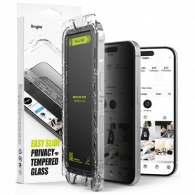 Folie pentru iPhone 16 Pro - Spigen Glas.tR EZ FIT - Clear