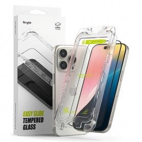 Folie pentru iPhone 16 Pro Max - Spigen Glas.tR EZ FIT - Clear