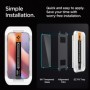 Folie pentru iPhone 16 Pro - Spigen Glas.tR EZ FIT - Clear