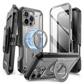 Husa pentru iPhone 16 Pro - Supcase Unicorn Beetle Pro MagSafe - Titan Gray