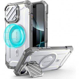 Husa pentru iPhone 16 Pro - Techsuit Luxury Crystal MagSafe - Light Mov