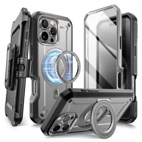 Husa pentru iPhone 16 Pro Max - Supcase Unicorn Beetle Pro MagSafe - Titan Gray