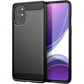 Husa Tpu Carbon Fibre pentru OnePlus 8T, Neagra  - 1