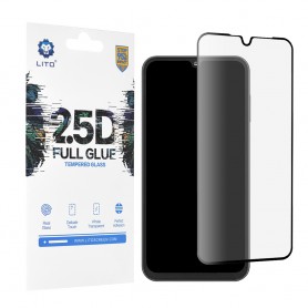 Folie pentru Samsung Galaxy A16 - Techsuit 111D Full Cover / Full Glue Glass - Negru