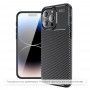 Husa pentru Samsung Galaxy A06 - Techsuit CarbonFiber - Neagra